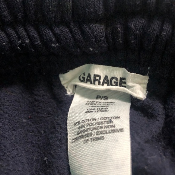 Garage Block Print Navy Sweatpants - Picture 3 of 3